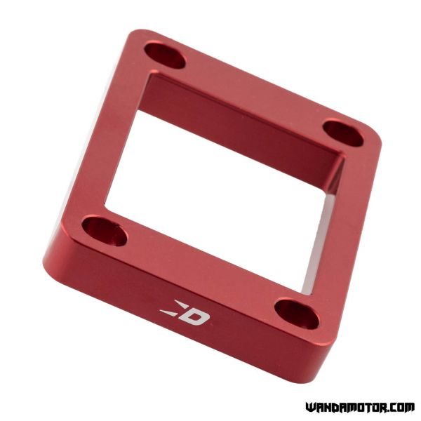 Reed valve spacer Derbi Senda / Minarelli AM6 10mm red-1